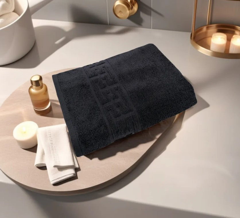 Prosop de baie din bumbac pieptanat 100%